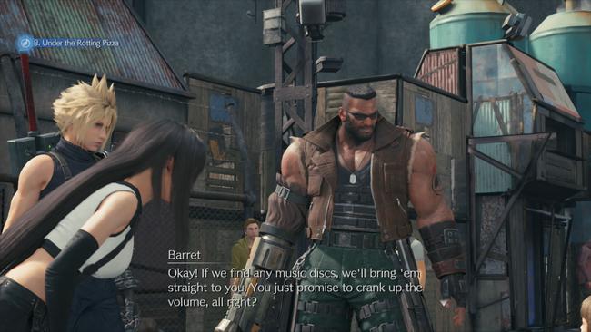 Chapter 14's 'The Power of Music' side quest is all about finding certain music discs.