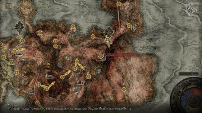 Fort Faroth is home to the Dectus Medallion Right, the second half.