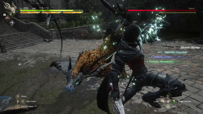 In FF16, you'll get star ratings for battling in a stylish manner.