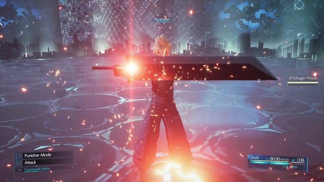 Cloud's Level 2 Limit Break, Ascension.
