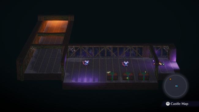 Mice in the rafters as the Ninja infiltrates.