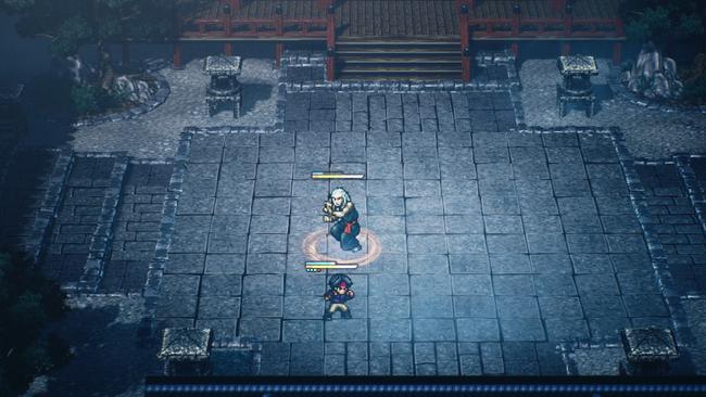 Take on a challenging boss rush as Masaru Takahara in Live A Live's present day story scenario.