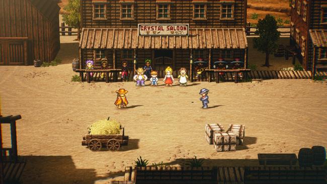 In the Wild West chapter, Live A Live puts you in control of a gunslinger for some turn-based duels - but really, this chapter is about laying traps and preparation.