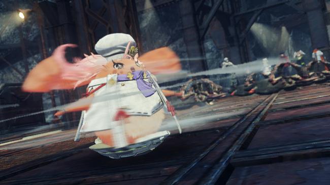 There's many heroes in Xenoblade 3 - and not all of them are humanoid, as this screenshot shows.