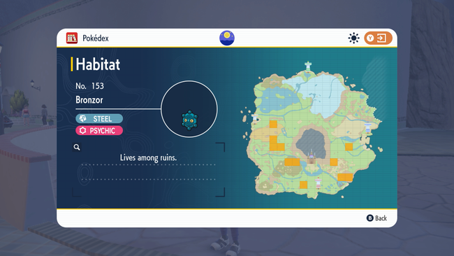 Where to find Bronzor in Pokemon Scarlet and Violet