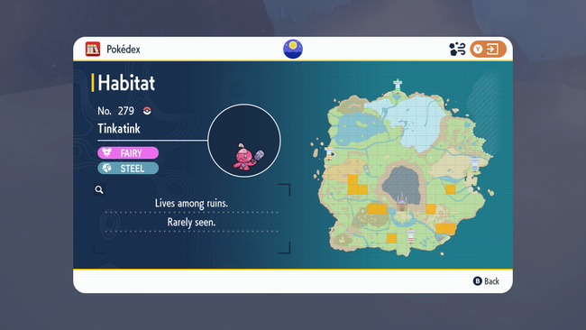 Tinkatink's possible habitats.