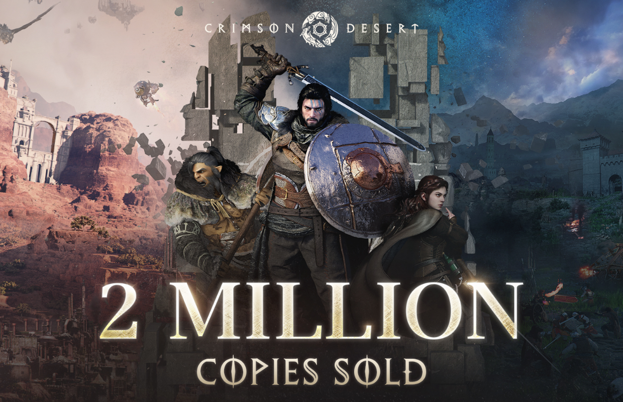 Crimson Desert has sold through 2 million copies worldwide