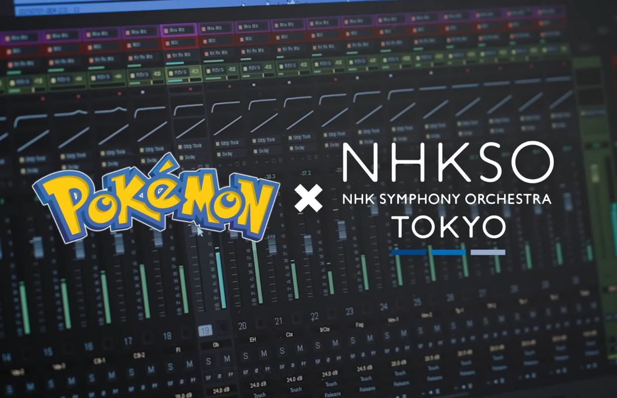 Pokemon Winds and Waves main theme recording video shared, performed by the NHK Symphony Orchestra