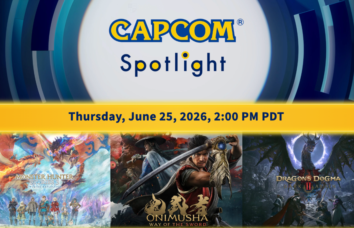 Capcom Spotlight showcase announced for June 25 featuring Dragon's Dogma 2: Dark Arisen, Onimusha, and MHS3