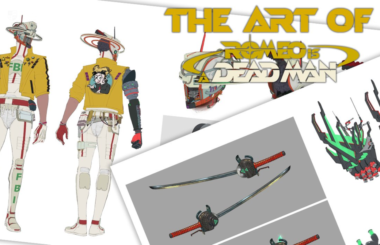 Romeo is a Dead Man digital artbook now available on Steam featuring 135 pages