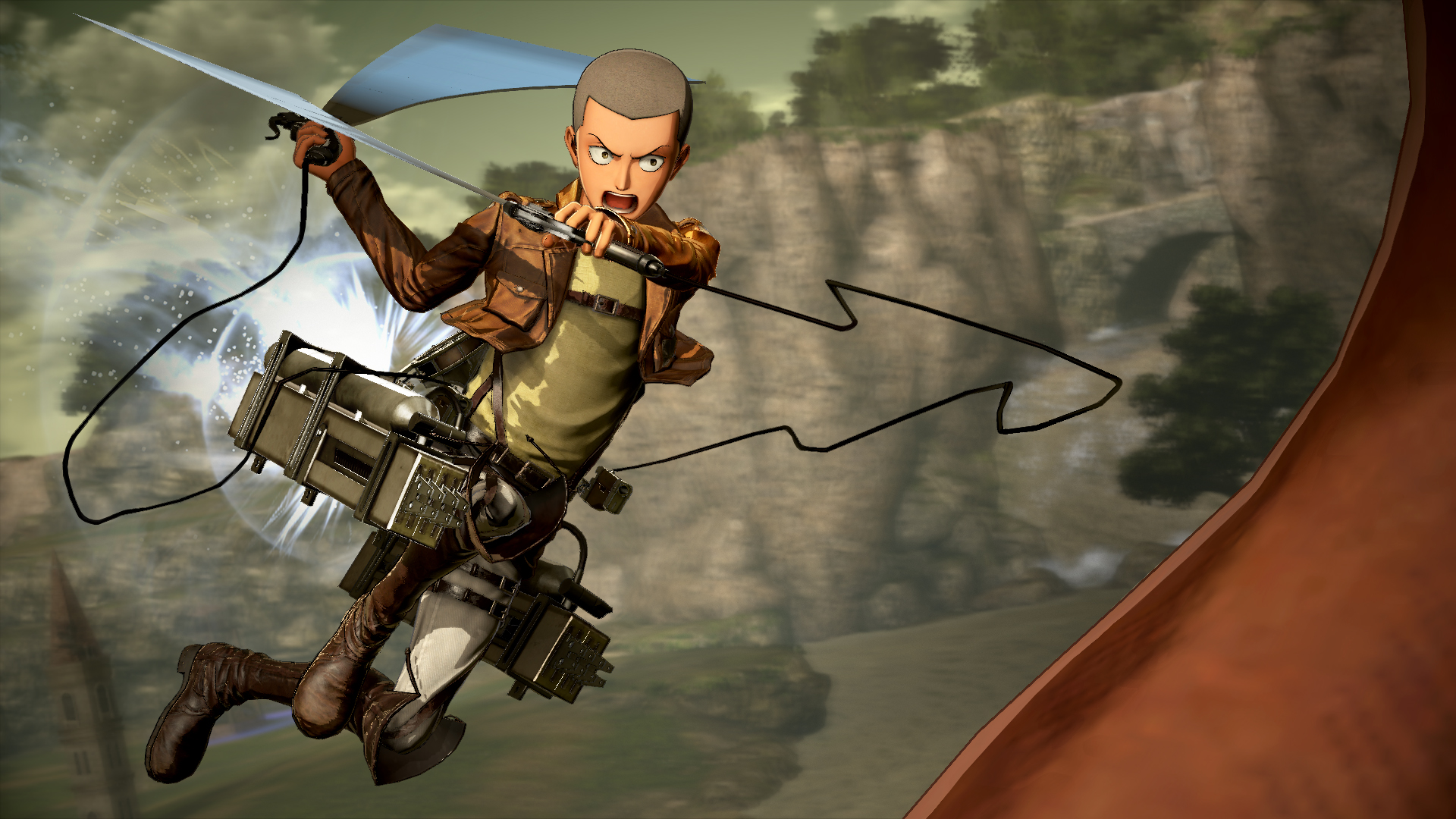 New screenshots for Attack on Titan 2 showcase character ... (humans can have enhancement, just do go.