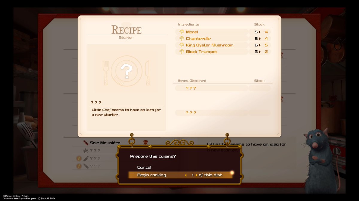 Kingdom Hearts 3 Cooking & Cuisine Guide recipe list, how to cook and meal effects RPG Site