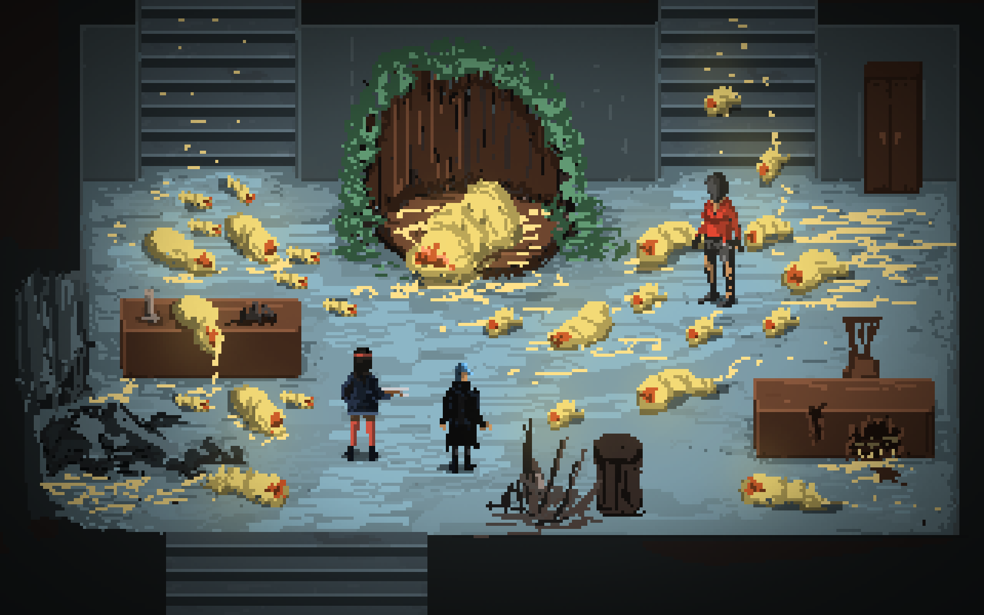 Pixelart postapocalypic RPG Death Trash to release on Steam Early