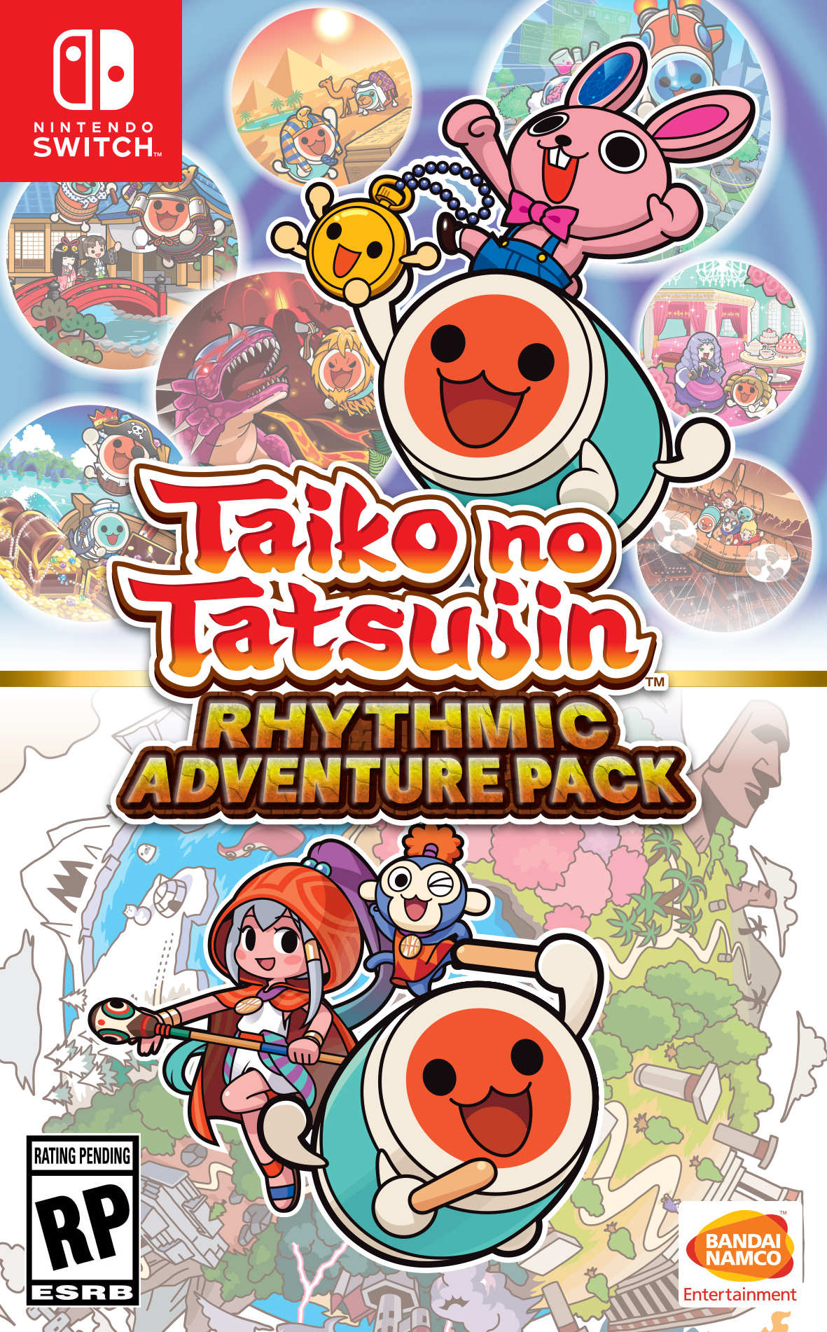 Taiko No Tatsujin Rhythmic Adventure Pack Taiko no Tatsujin: Rhythmic Adventure Pack is a compilation of two rhythm RPGs, set to release