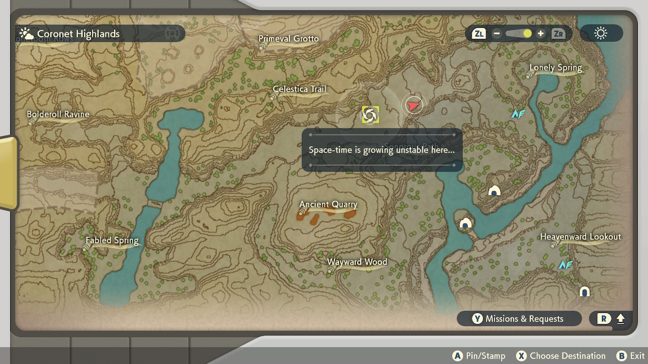 Pokemon Legends Arceus SpaceTime Distortions explained Spawns