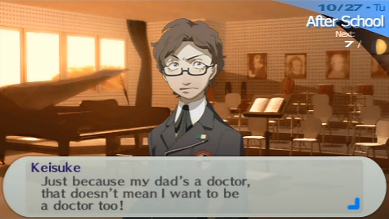 Persona 3 Portable: Keisuke (Fortune) social link choices guide | RPG Site